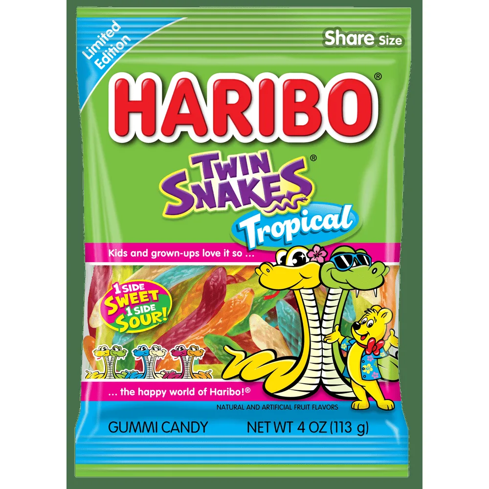 Twin Snakes Tropical Gummies