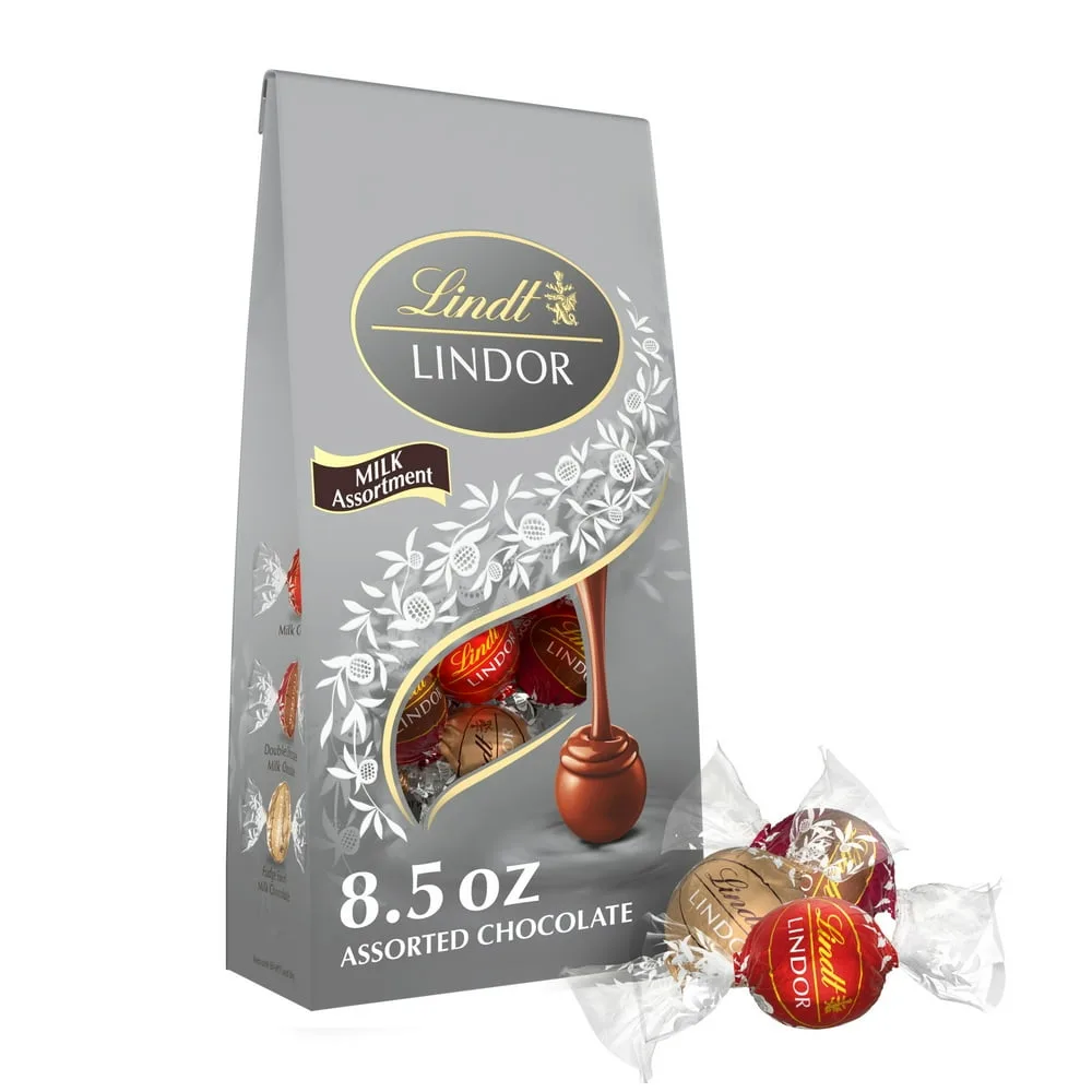 LINDOR Milk Assorted Chocolate Truffles