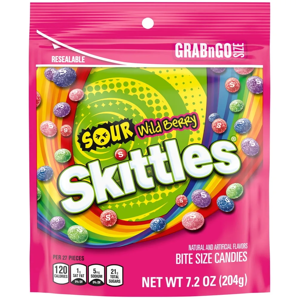 Sours Wild Berry Chewy Candy